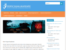 Tablet Screenshot of derinyasamakademisi.com